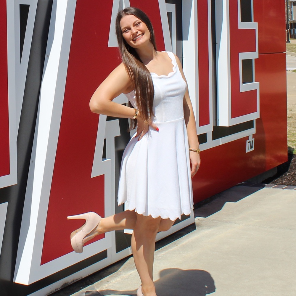 Altar’d State white flowy dress